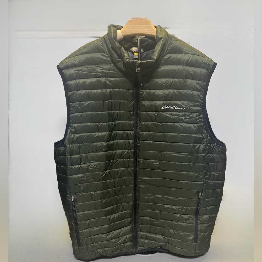 Eddie Bauer Men's Travex EB700 Puffer Olive Vest